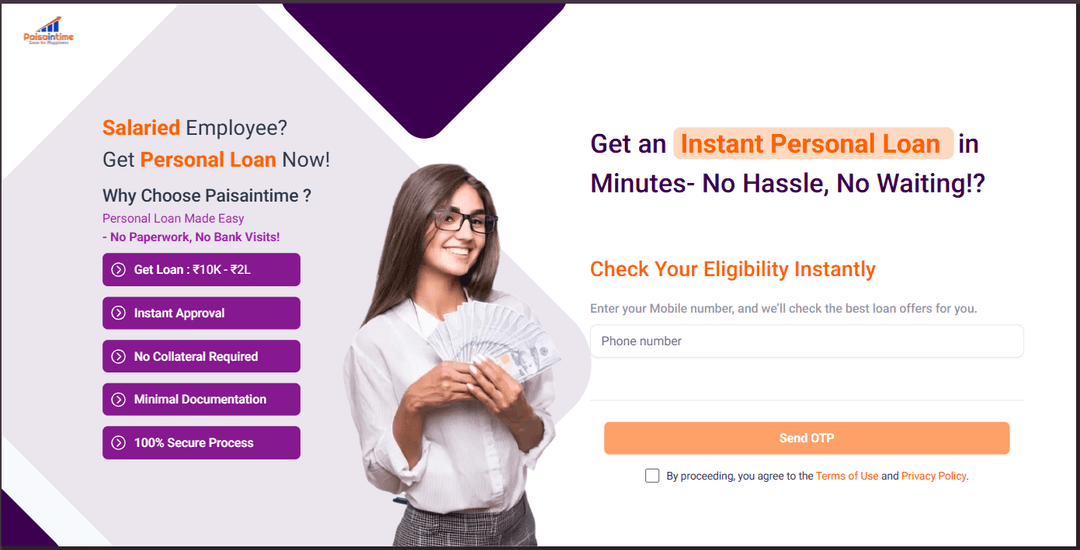 PaisaInTime (Loan Lending Platform)